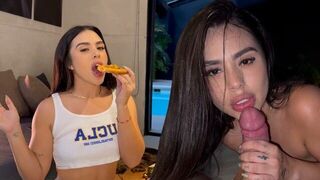 Доставщик пиццы получает ЖЕСТКИЙ ТРАХ в качестве чаевых порно